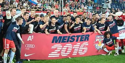 Red Bull Salzburg, Champion 2015/16