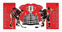 Photo of the 2018 Memorial Cup postage stamp