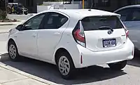 Second facelift Prius c