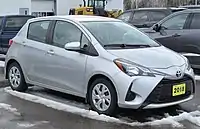 2017 facelift: Yaris LE 5-door (Canada)