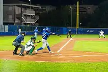 Maggi swinging his bat