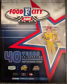 2019 Food City 500 program cover