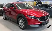Mazda CX-30 .mw-parser-output .hatnote{font-style:italic}.mw-parser-output div.hatnote{padding-left:1.6em;margin-bottom:0.5em}.mw-parser-output .hatnote i{font-style:normal}.mw-parser-output .hatnote+link+.hatnote{margin-top:-0.5em}Main article: Mazda CX-30
