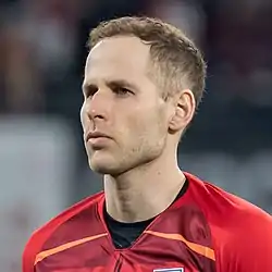 Péter Gulácsi he won the DFB Pokal as a captain with RB Leipzig in 2022