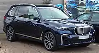 BMW X7 (G07) .mw-parser-output .hatnote{font-style:italic}.mw-parser-output div.hatnote{padding-left:1.6em;margin-bottom:0.5em}.mw-parser-output .hatnote i{font-style:normal}.mw-parser-output .hatnote+link+.hatnote{margin-top:-0.5em}Main article: BMW X7