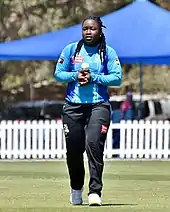 Dottin playing for Adelaide Strikers in November 2022