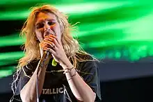 Les performing at Rock im Park 2022 in Nuremberg