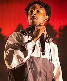 21 Savage performing in 2018