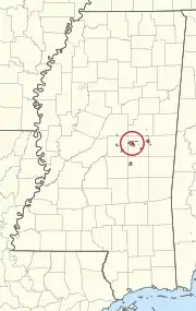 Image 5Location of Mississippi Choctaw Indian Reservation (from Mississippi Band of Choctaw Indians)