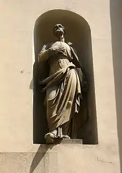 Andrew Avellino statue in Milan, Italy