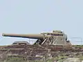24 cm gun M/04, one of two of this type.