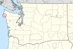 Location of the Quileute Indian Reservation