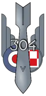 Logo of 304 Polish Squadron.