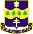 315th Infantry Regiment"Qui me tangit paenitebit"(He who touches me will repent)