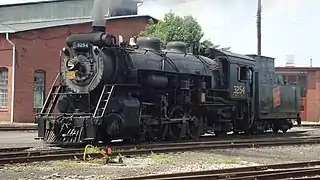 No. 3254 at the Steamtown yard.