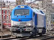 Locomotive 335-003 (Euro 4000) of COMSA Rail Transport (2009)