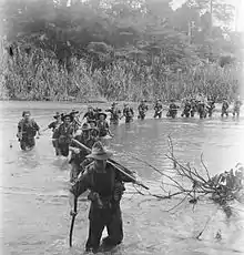 Image 69Australian soldiers in New Britain in 1945 (AWM 092342). (from History of the Australian Army)