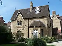 37 Banbury Road, St Anne's College, a typical Gothic North Oxford house, designed by Frederick Codd in 1866.