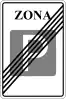 End of parking zone