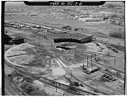 Ivy City Roundhouse. Washington, D. C. 1977