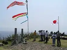 The 60th anniversary reunion at the Japanese part of the memorial