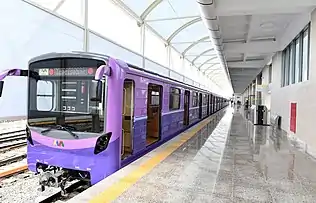 81-717M/714M Type with new front (Modernized locally by Baku Metro)