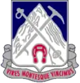 87th Infantry Regiment"Vires Montesque Vincimus"("We Conquer Power and Mountains")