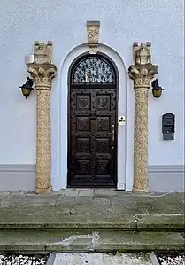 Door of the Prof. C.A. Teodorescu House, Ion Giurgea, 1941