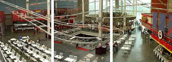 Former Philadelphia Toboggan Company Carousel Number 15 at the Palisades Center in West Nyack, New York before it was removed and replaced by a Venetian Carousel in 2009