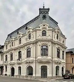 Mița the Cyclist House by Nicolae C. Mihăescu (1910), mix of Beaux Arts and Art Nouveau
