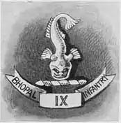 Badge of Bhopal Infantry