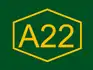 A22 Motorway shield}}