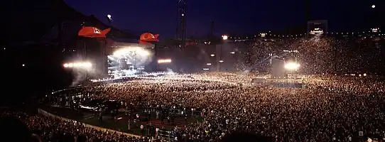 AC/DC performing at the venue in 2001