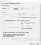 The AIBO WLAN Manager interface.