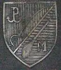 The Kotwica on the emblem of the Miotła battalion of the Armia Krajowa.