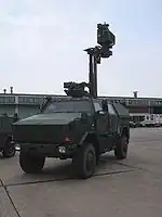 German Dingo 2 with ground surveillance radar (BÜR)