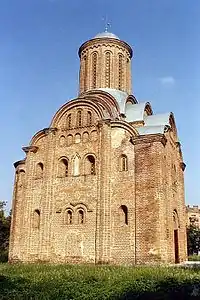 The Pyatnytska Church Friday (c. 1201, restored after World War II).
