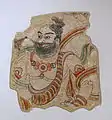 An Indian brahmin figure from Cave 9, dated 8th-9th century AD, wall painting