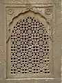 Stone carved window of the royal haveli
