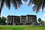 Another view of Kedareshwara temple at Halebidu