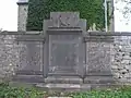 Memorial to the fallen in the two world wars, near the Laurentius church