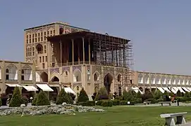 Another exterior view of the palace