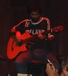 Abel playing with Gandhi in Jazz Café, Costa Rica.