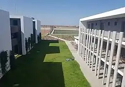 View on the courtyard.