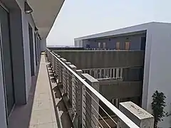 View on the corridors.