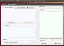 An application window with 2 horizontally oriented panes on the left and 1 vertically oriented pane on the right