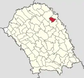 Location in Botoșani County