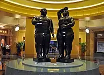 Adam and Eve, near Crockfords Tower at Resorts World Sentosa, Singapore