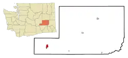 Location of Othello, Washington