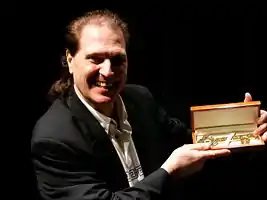 Baker with the Key to the City of Hickory, NC